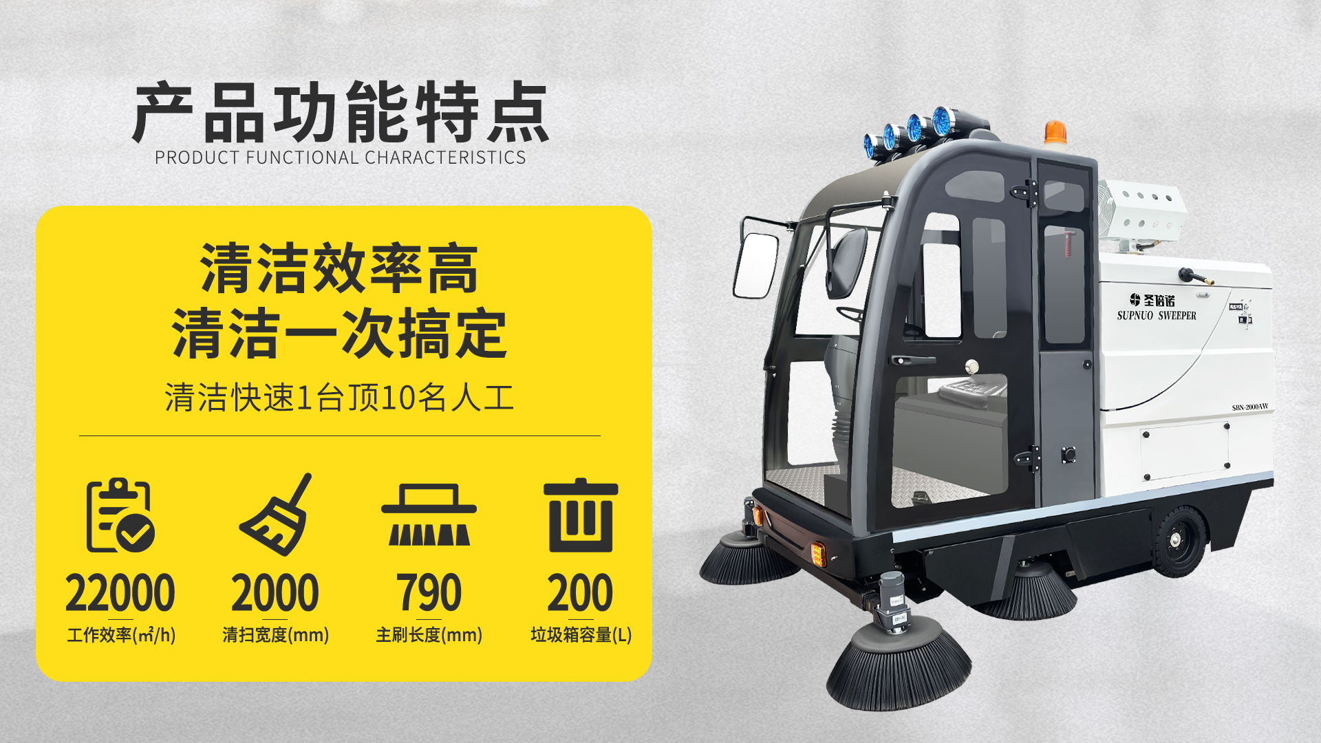 宁波电动扫地车在商业综合体中的应用